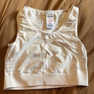 Gymshark sports bra white